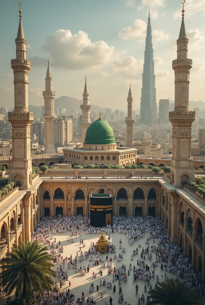 Mecca and madina together