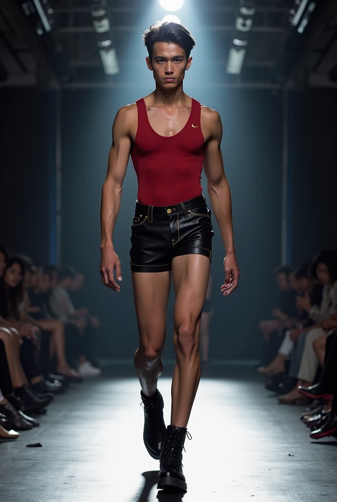 8k wallpaper, best quality, masterpiece, cute prison boys, males only, gay, (cry out loud:1.2),(screaming in pain:1.2), 5boys talking, classroom, (spandex shorts:1.2), black short hair, (flat chested:1.2), big and hard bulge, 11 years old, short stature, bullying