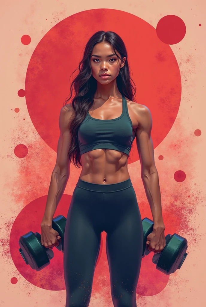 I want a cover for a women's sportswear brand called I WANNA