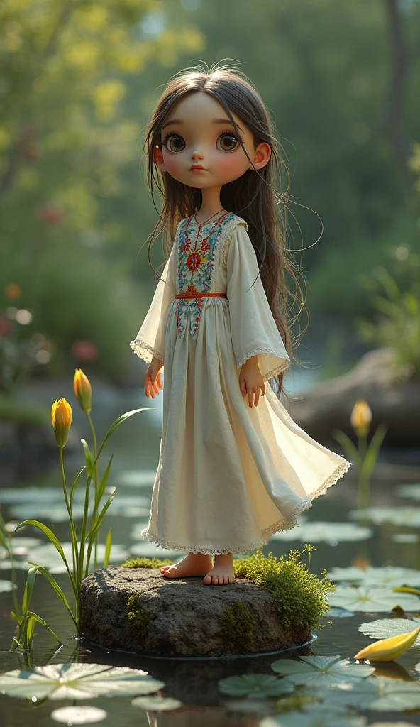 You can make a dress related to the department of Chálatenago in El Salvador that has a river with white trees that are made of tulle and that is now a white 6-year-old girl that has a river on the dress and trees Maquilishuat, and colored pines and crafts of bodiós that they make in the palm of the colored pines and the tail maquilishuat the river that is in the part of the waist or below and that has mountains