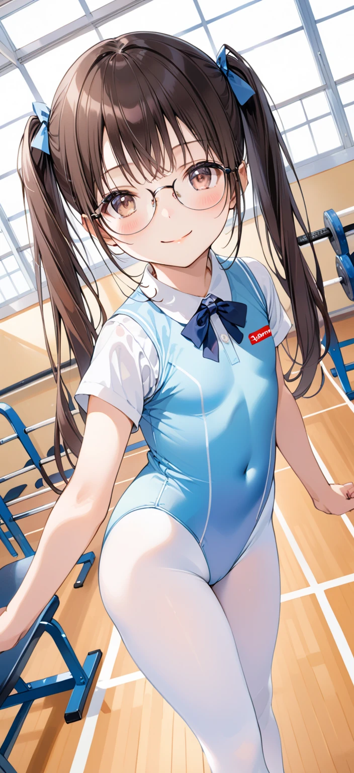 1girl,
BREAK ((amber \(genshin impact\), brown eyes, brown hair, long hair, red hair ribbon,:1))
BREAK ((smiling,school's swimsuit,standingleg up ,flat chests,:1.6))
BREAK indoors,
BREAK looking at viewer,
BREAK (masterpiece:1.2), best quality, high resolution, unity 8k wallpaper, (illustration:0.8), (beautiful detailed eyes:1.6), extremely detailed face, perfect lighting, extremely detailed CG, (perfect hands, perfect anatomy),