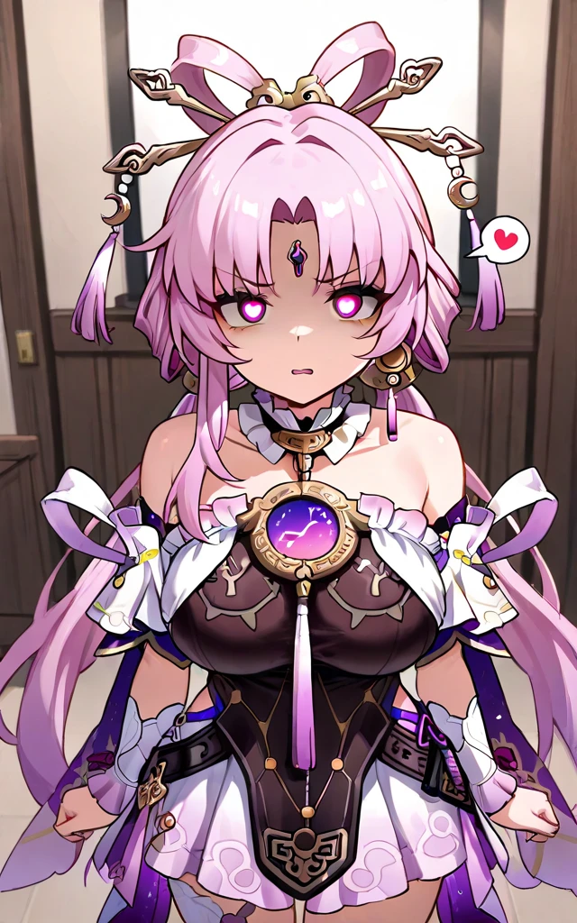 1 girl,NSFW,ibaraki kasen ,(East),clavicle, absurd, brainwashing,Combatant, empty eyes,((purple glowing eyes 1.5)), huge breasts , No expression, emotions removed,(black latex tight bodysuit),avert your eyes , whole body shape, ((stand up, salute)),(highest quality、4k、8K、High resolution、must have:1.2)、Super detailed、(reality、that's reality的な、reality的な:1.37)、ticker、hyper hd、studio lighting、ultra definition paint、sharp focus、Physically based rendering、extreme details、Professional specifications、vibrancy and color、blurry、sports portrait、landscape、horror style、anime big breasts、SF、photograph、concept artist、five fingers, perfect body, {{{masterpiece}}}, {{{highest quality}}}, {{Super detailed}}, {shape}, {{very delicate and beautiful}},Improved cost performance、all roles、Canon 5D MK4でphotograph、photograph,