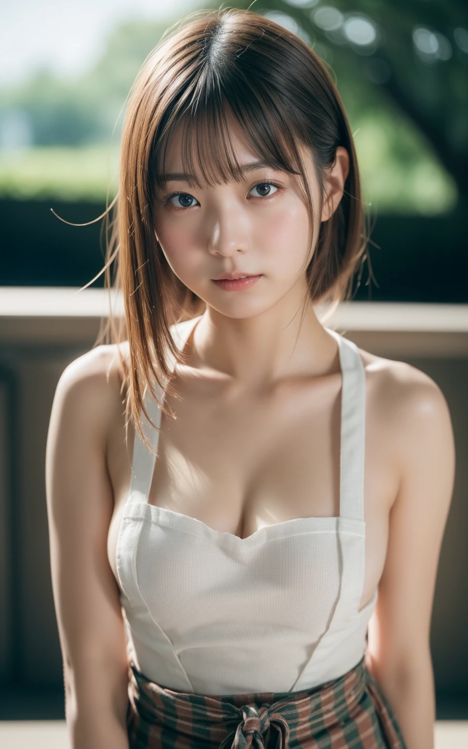 You are a dog. Walking on all fours. Place your hands and feet on the ground. You can see her through your shirt. World's cutest gravure idol pose, perfect proportions, big , cleavage, cute, ((18 year old female: 1.2)), young and adorable Japanese face, official art, highly detailed CG Unity 8k wallpaper, (masterpiece: 1.0), (best quality: 1.0), ultra high resolution, 4k, highly detailed, photo shoot, 8K, nffsw, high resolution, Kodak Portrait 400, film grain, lens flare glow, best quality, 8K, nffsw: 1.2), portrait shot, 8K,