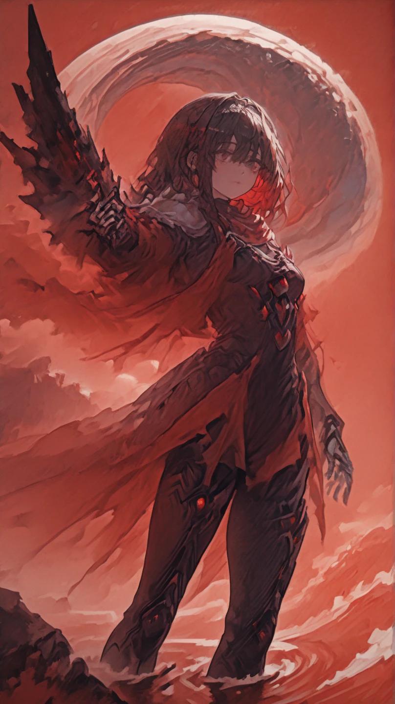 masterpiece, best quality, high quality,(a dark shapeless creature with a dark red glow and red eyes and surrounded by darkness:1.2), (darkness:1.2), abstraction, abyssopelagic, award winning photography, Depth of Field, HDR, extremely detailed, trending on artstation, trending on CGsociety, Intricate, High Detail,