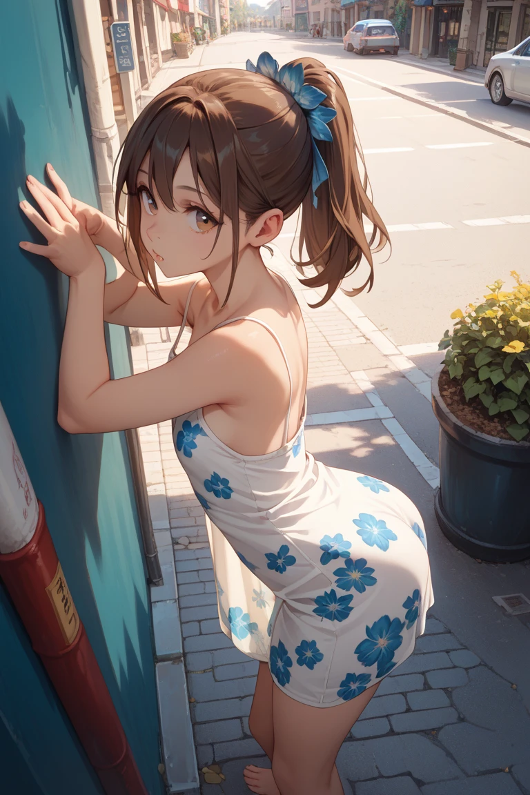 (8K, ultra-detailed, best quality, anatomically perfect body), (full body), (small breast:1.3), shiny skin, (Various girls), girls from 15 to 25 years old, bladder full tank, (have to pee:1.2), (urge to pee:1.4), (only one person peeing self:1.2), Pee flowing in the thighs, (very desperate to pee:1.2), (going to the restroom entrance), waiting for restroom with line of girls in queue, (standing:0.8), (Each one has a different maxi pencil dress:1.4), (Each one has a different boots:1.1), (Each one has a different hair), (knees together and feet apart:1.3), (Rub each other's thighs:1.3), (leaning forward:1.1), one hand between legs, (skirt lift:1.2), (holding the crotch:1.3), (stroking own abdomen:0.9), (stroking one's own thighs:1.1), (blush:1.3), (embarrassment1.5), (impatience:1.3), (flustered:1.3), (fidgeting around), (flowing sweat), (sexy body twist:1.5), (panting:1.4), (breathless:1.3), closed eye, (parted lips:0.6), (orgasm:1.2), (refreshing:1.3), Weakness, looking away, (crisis:1.3), (from side:0.8), (worm's eye view:0.9),