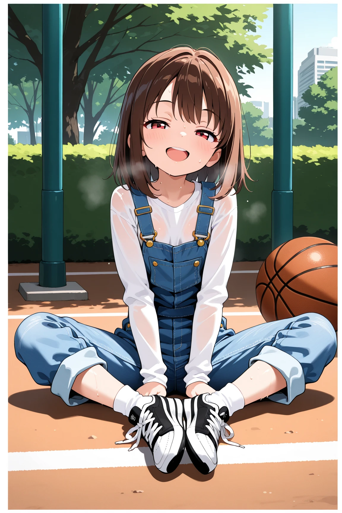<lora:wikh:0.8>wikh, How to Tie Shoelaces, confused girl crying with question mark over head trying to tie shoes but failing miserably