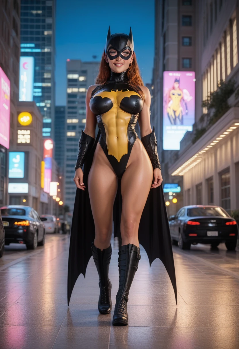 nude Batgirl with f-cup breasts