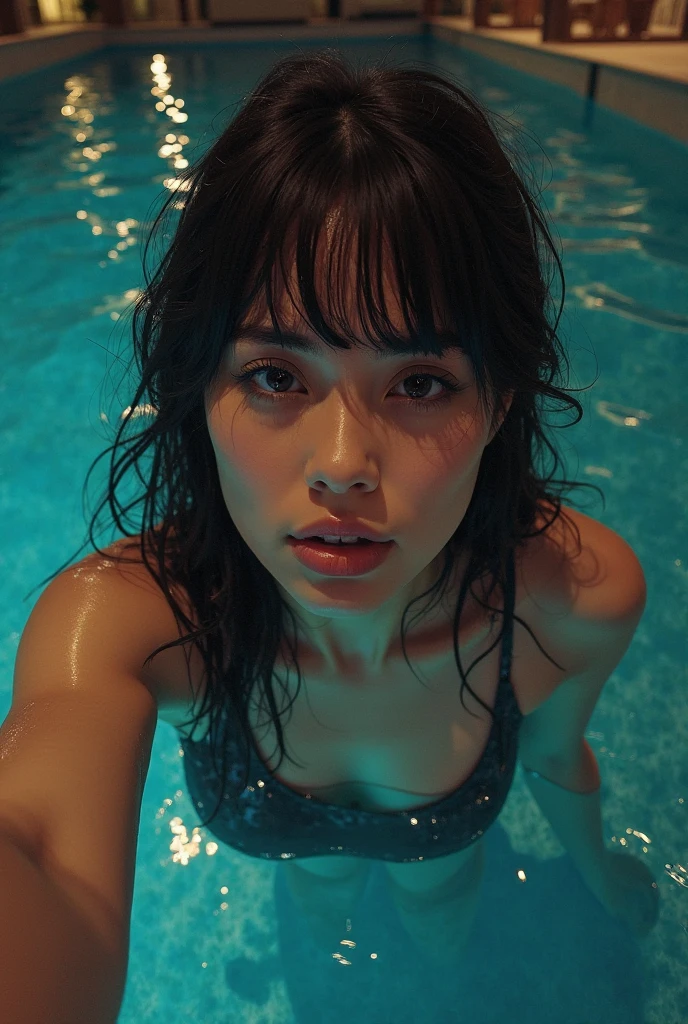 a beautiful young woman sitting in a hot tub, 2 0 2 1 cinematic 4 k framegrab, jordan matter photography, aruba, ellie victoria gale, very wet, hands in air, the wind moves her shirt, blog-photo, by Mac Conner, buxom chested, devon cady-lee, loosely cropped, teen