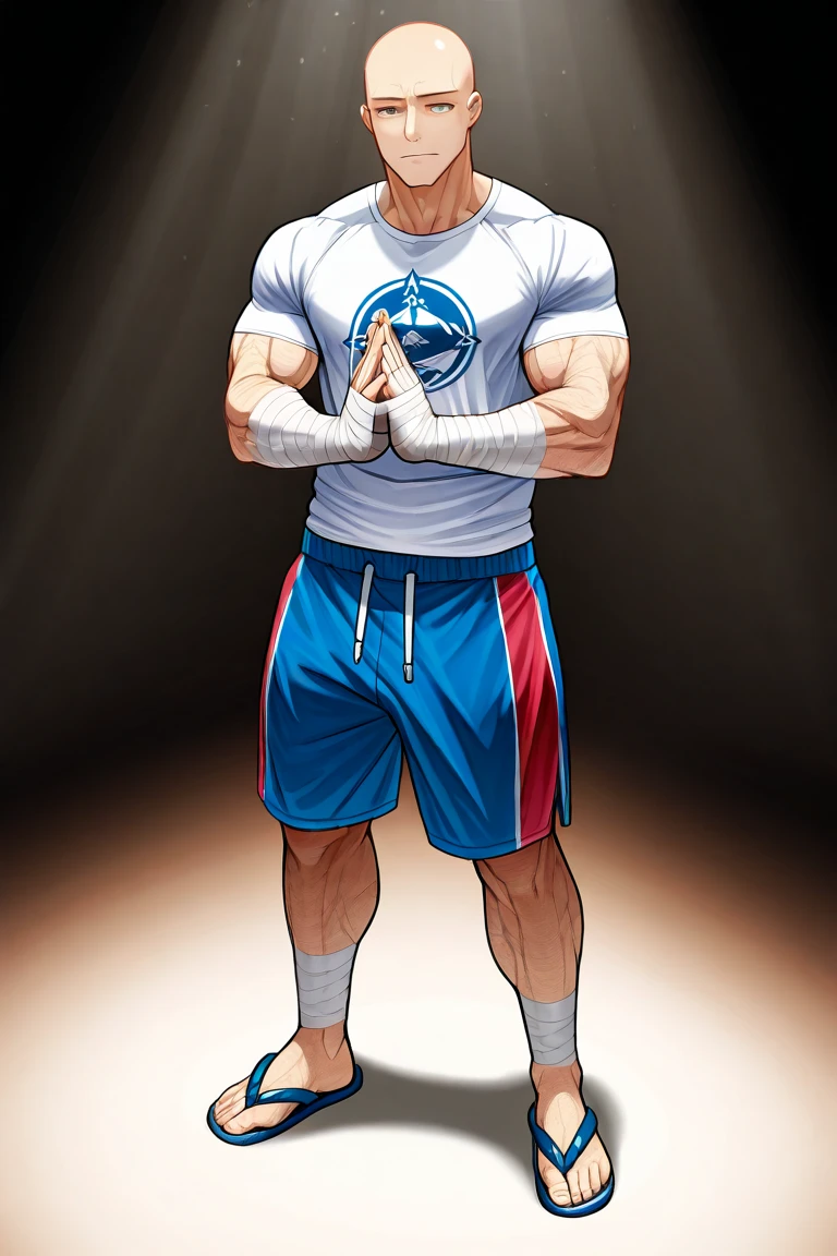 ((Best Quality, 8K, ultra-detailed, Masterpiece: 1.3)), 1boy, shiny skin, sharp, Perfect Body Beauty, realistic shaded perfect body, (cute baby face:1.1),("wrestling wear, big bulge ":1.2),(dynamic pose:1.1), thigh , bedroom , (bulge focus:1.2)