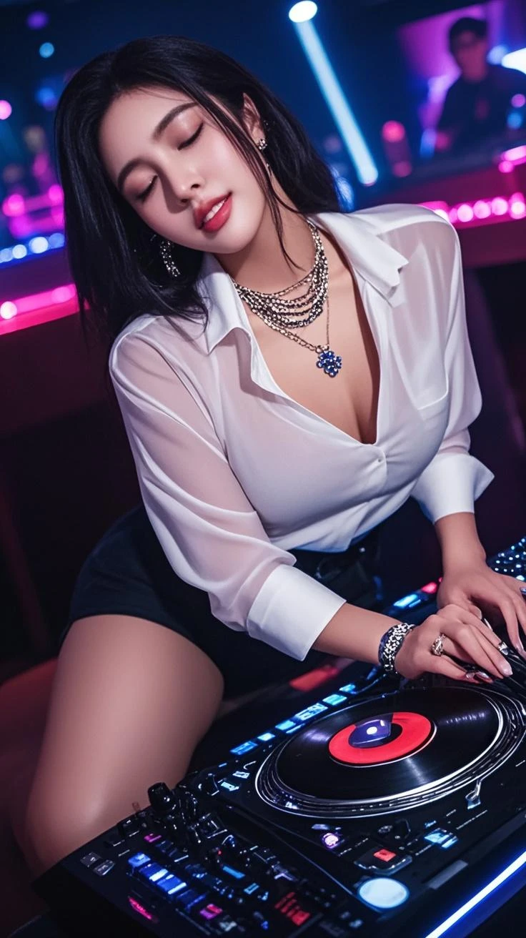 background as is, Beautiful woman presenting the news, announcer,