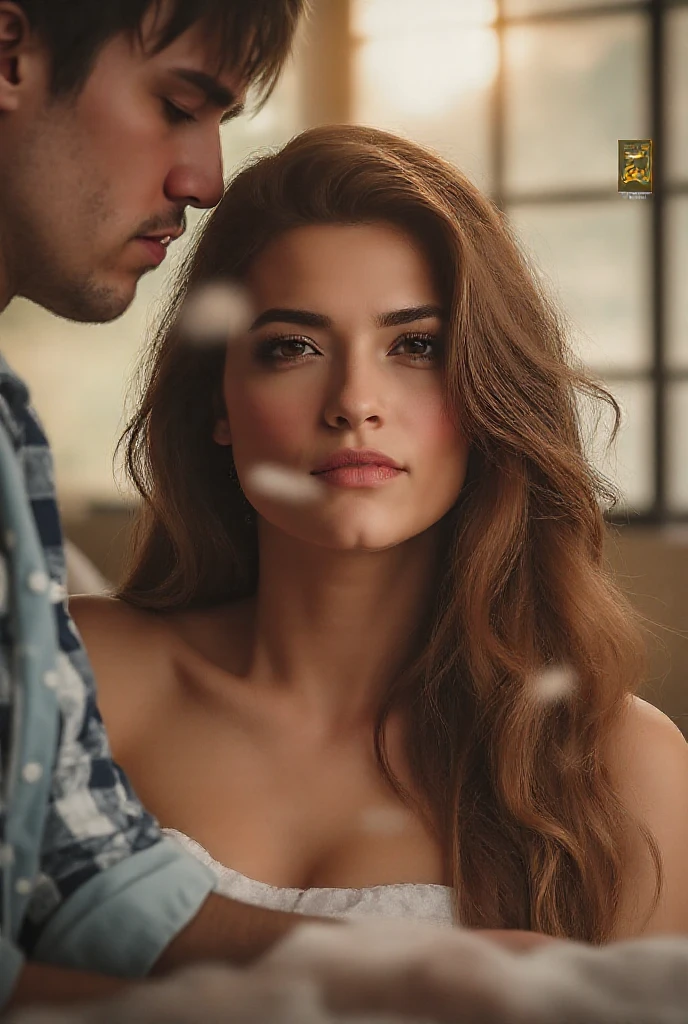 photo of (n3slih4n:0.99), a woman (wearing a sexy top:1.2), (accompanied by Turkish man:1.2), (boyfriend holding her waist:1.4), modelshoot style, (extremely detailed CG unity 8k wallpaper), photo of the most beautiful artwork in the world, professional photorealistic picture, NIKON, Antonio Moro, trending on ArtStation, Intricate, High Detail, Sharp focus, dramatic, photorealistic painting art by midjourney, ((looking at camera:1.4)), (detailed eyes:1.2), (nightclub interior:1.2), (closeup:1.1), ((physical contact with man:1.4)), (perfect eyes), (love scene:1.3), (lovers), (flirting)