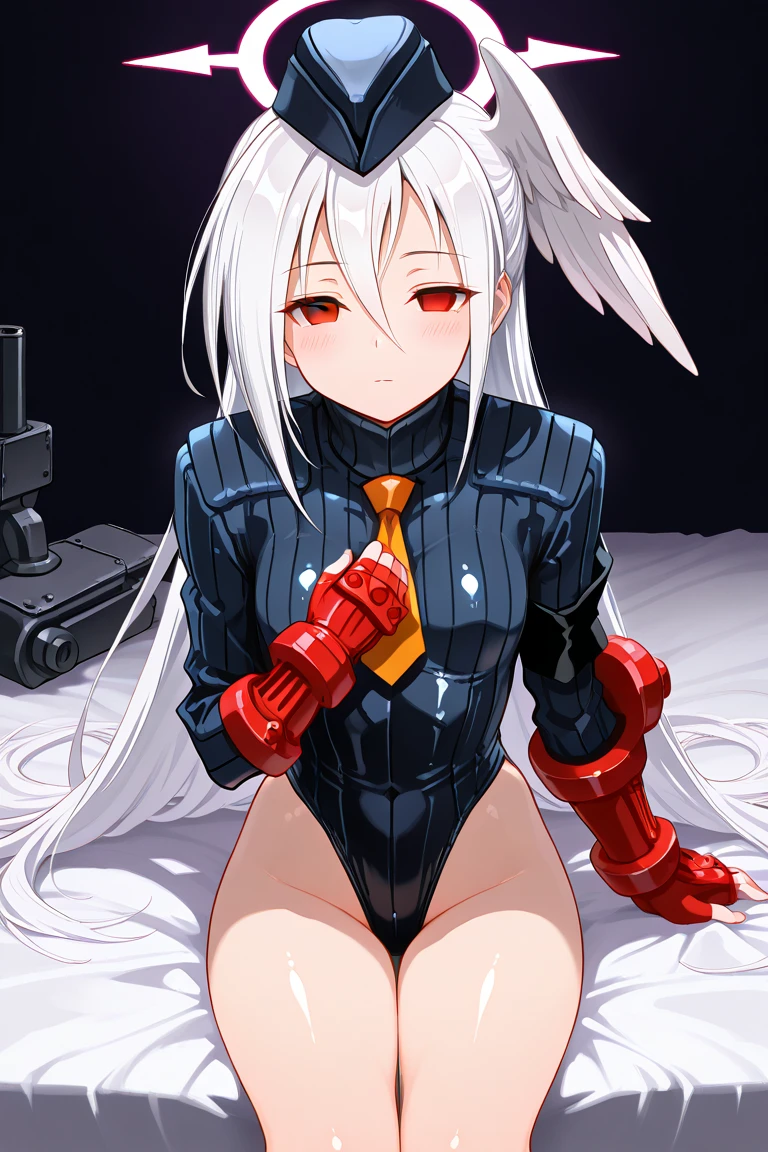 ((((1girl)))and(((1muscular man)))),hetero, (1 muscular man),large penis,covered penis,dark skinned muscular man, interracial,smug,Boxing Gloves, BREAK 1girl,(tall stature:1.4),(curvy:1.4), (long hair,messy hair),white hair, red eyes, large breasts ,pale skin,shiny skin, (ahegao),(trembling), erectile nipples, BREAK ((she wears cyber armor)), (cum:1.4),cum in pussy,(cum on clothes:1.4), cum on breasts,cum on body,cum facial, bukkake,cum in mouth,cum on hair,(excessive cum), BREAK ((vaginal,sex)),(upright straddle,couple,face-to-face), clothed sex, intercourse with old man, (wrestling ring), (((masterpiece))),(((best quality))),((ultra-detailed)),(illustration),((an extremely delicate and beautiful)),(detailed background),