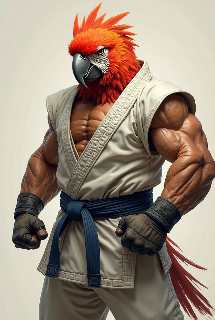 a muscular body with a chicken head --auto --s2