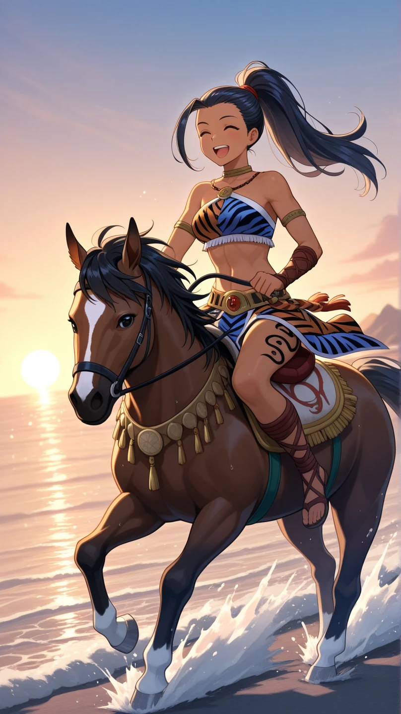 A female centaur，She is famous in the multiverse，She is both a female centaur, half human, half horse, half horse，It is also a female Yingzhao。She blends both images，The first is the head of a horse/neck/Shoulder these parts，After feminization，The upper body transforms into a beautiful female human，Female, half-centaur, half-human, half-horse, half-human，The second is the waist of the horse/hason/gluteal/Legs feminine，Female half-horse with beautiful woman's，Chimer，It's like a female human wearing a half-horse-like costume and making a seamless chimera，This chimerization is based on powerful futuristic technology。The ultra-wide-angle lens captures the image of her sleek and ethereal wings charging and leaping on the ionosphere。Her front half is distinctly feminine，Tall sexy body，Has K cup teardrop-shaped giant tit chest，It has a small man's waist butterfly spanning long legs，The half-horse part of the hind body，Embedded interface in the front half of the body hip position。The back half of her body is horse-shaped，Half-horse torso，The morphology is completely female and humanized，Start at the upper end of the sternum，Embedded in the lower back position of the beauty body，Sexy bent dog style shaped chest/lower back/Ventral transverse，Then there are the sexy beauty's upright hips，Her entire body has been completely feminized，Including the half-horse part，Mechanized armor covers the knee-shaped anti-joints and feet，And these parts are highly anthropomorphic，This gives her legs a graceful and slender line，She has four slender legs like a supermodel，Under the legs are skinny white feet dressed in Skyscraper Heels，Use Midjourney's advanced stroke tools and color palettes, as well as texture packs, model packs, and texture tools，Concentration，Femaleize all parts of her original equine physiologic appearance，And give these parts an ergonomic appearance，Fine treatment of the thoracic and abdominal cavity of the posterior body，As well as hips and legs，Tightly connected details