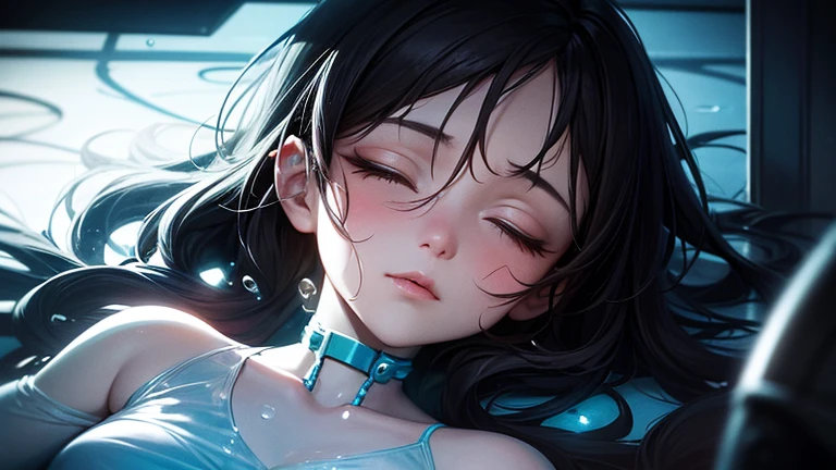Very beautiful young woman, Subtle makeup, Golden Hour, Realistic, High Contrast, 8k hd, detailed, hyper-detailed, Realistic skin texture, Long black hair, Large Breasts, Highest quality, Ultra-high resolution, RAW Photos, Dramatic lighting, Unreal Engine, Diffused glow complex silver airbag, White Emperor's Cape, gun, sword, Rudderless