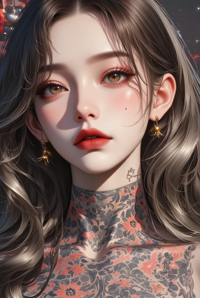 (Award Winning Photo:1.3) of (Simple illustration:1.3),(Hopeful:1.3) 1girl, awaitingtongue,Highly Detailed,(Grayscale:1.3),(close portrait:1.3),(Feminine:1.4),(beautiful:1.4),(attractive:1.3),handsome,calendar pose,perfectly detailed eyes,studio lighting,thematic background