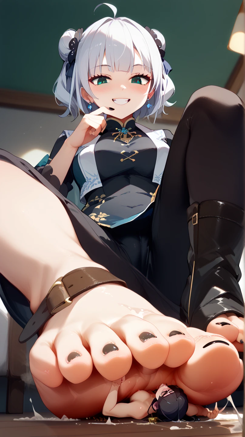 3d,an extremely delicate and beautiful girls with her feet up,her feet sticking out,Girl's hands tied to a chair,(laughing:1.4),(big mouth:1.1),open mouth,happy,((extremely delicate and beautiful feet)),((black ropes tied toes)),(frown:1.3),crazy smile,blush,sweat,(hand),(her feet tickling with hand),Hands tickling girl's feet,((trembling)),arms up,foot stock,(((masterpiece))), (((best quality))), (official art), ((extremely detailed CG unity 8k wallpaper)), (Best character details), ((ultra-detailed)), (illustration), (dynamic angle),