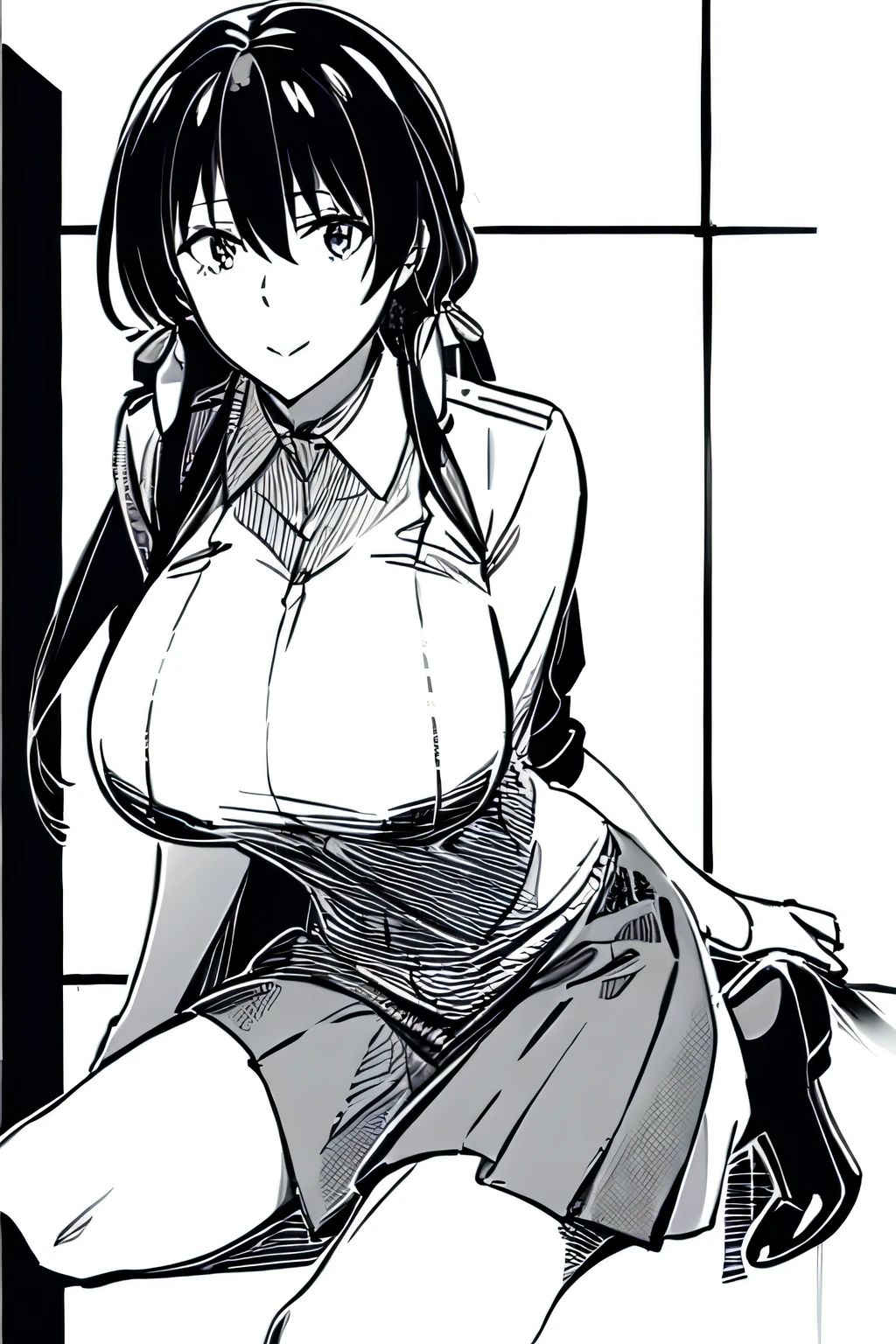 samurai girl, open clothes, nsfw, angry, blush,