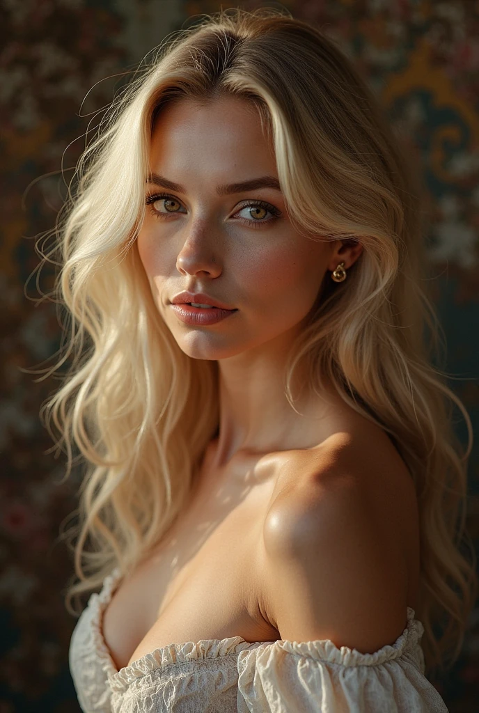 Naked, blonde, young, girl