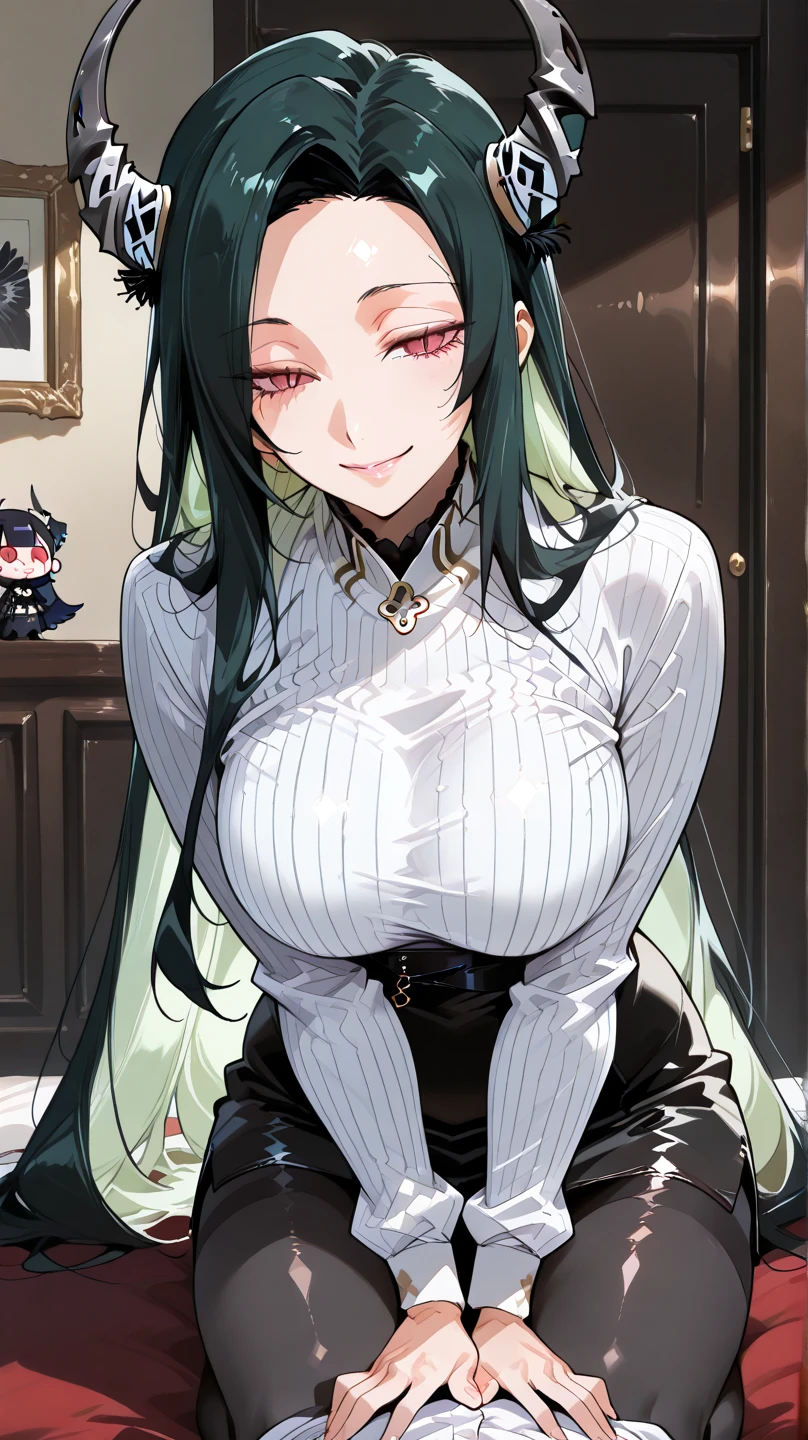 score_9, score_8_up, score_7_up, score_6_up, uncensored, Yor Briar, black hair, earrings, white hairband, hairband, long hair, sidelocks, red eyes, sweating, BREAK (masterpiece:1.2), best quality, high resolution, (detailed eyes:1.3), perfect lighting, (perfect hands, perfect anatomy), hearts, pleasured, large breasts, narrow waist, gloves, looking_at_viewer, solo, pantyhose, shirt, blush, white_shirt, jacket, collared_shirt, anime coloring, anime screencap, hair ornament, drunk, open mouth, blush face, BREAK, fellatio gesture, tongue out, saliva, hair on face, facial hair, hairy, hair on mouth, gasping, heavy breathing, trembling,