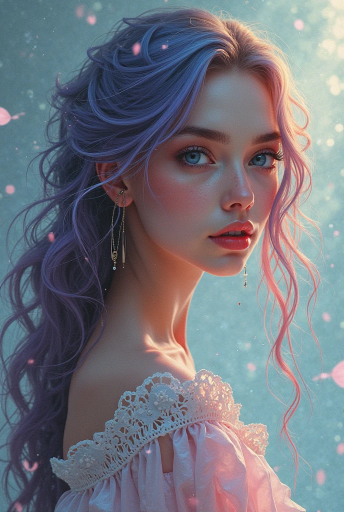 Foto de uma mulher com cabelo longo e um bikine em uma casa, Artgerm Julie Bell Beeple, Ross Tran 8 K, WLOP | Artgerm, karol bak uhd, WLOP e Artgerm, WLOP e ross tran, WLOP pele brilhante, 8k arte impressionante, WLOP , garota sexy, altamente detalhada, cabelos loiros, olhos azuis, dynamic body, bikine transparente, ultra realista