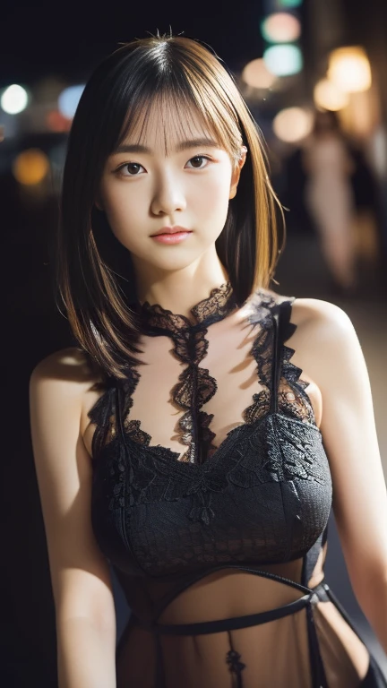 8k, Ultra-high resolution, Highest quality, masterpiece, 三分割法によるphotograph,Surreal, photograph, 1 Girl, (16 years old:1.3), pretty girl, Cute Face, Beautiful eyes in every detail, 細かくdetailedに,masterpiece,One Girl:1.2,Japan Female Teachers,extream close up,sad,streaming tears,Black short hair,Messy bun hair,(black suit:1.3),Nun's clothing,(印象派の美しい少女のPortraiture), (Gray background:1.3),(Impressionist light and colour),Gothic Girl , (One-piece suit, Embroidery lace, Sexy Embroidered Mesh Pantyhose Gloves),Realistic Skin, Perfect and beautiful face ,完璧でCute Face, Skin with attention to detail, Perfect limbs、Narrow waist,Looking at the audience,(((Ideal body type))),A cup small breasts :2,Portraiture:2,Perfect Anatomy,鮮明なdetailed,detailed,Surreal,Light and shadow,darkness