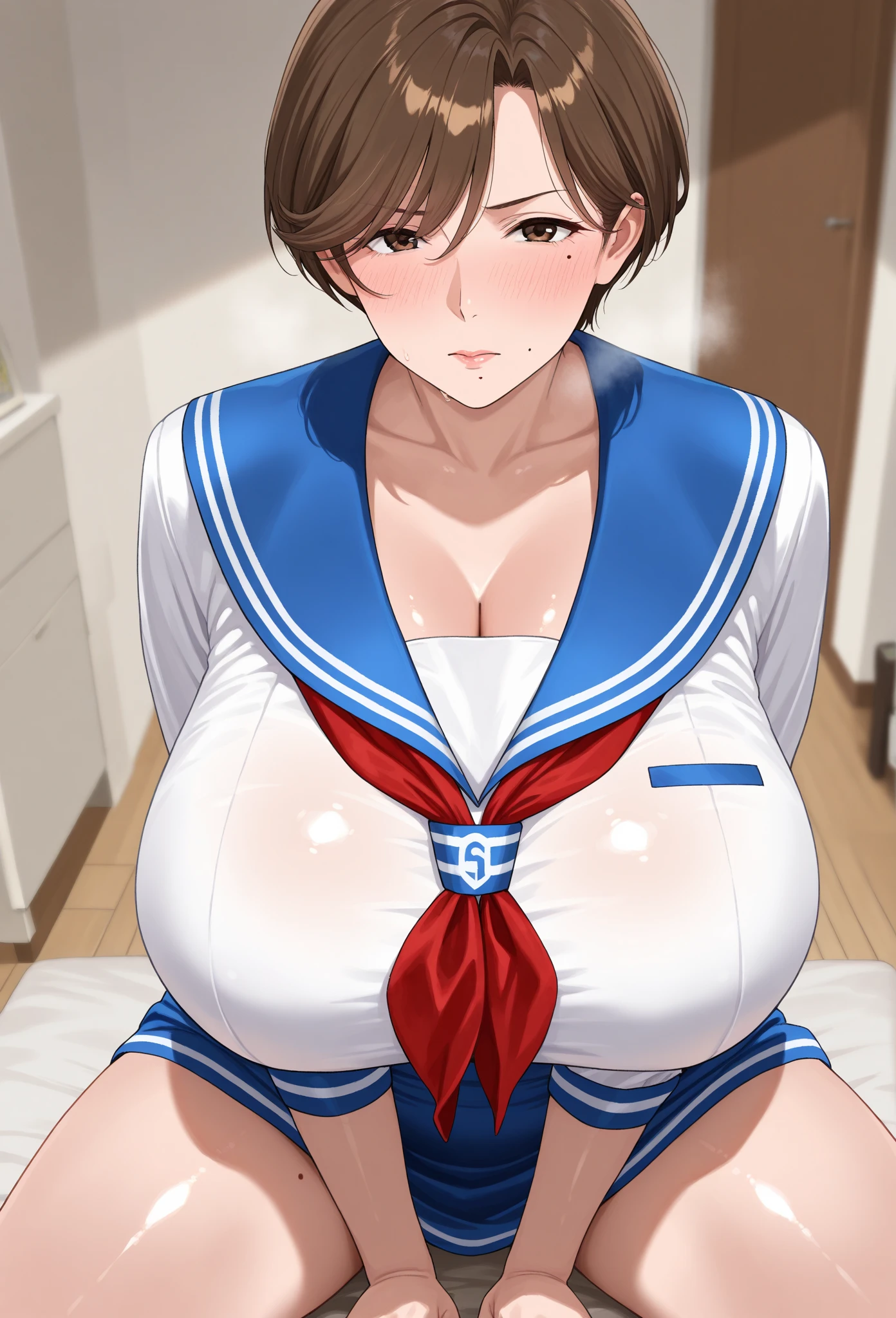 (((masterpiece))),(((High resolution)))、(((8K)))、(((perfect face)))、(((Kaga-Kancolle)))、(((A beautiful woman and a beautiful man are having sex)))、(((a boy)))、A man inserts his penis into a beautiful woman、(((A man rapes a woman)))、Bedroom、(((beautiful face)))、(((A man is attacking a woman)))、(((On your back)))、(((nude)))、(((big breasts)))、((Plump))、embarrassed look、(((looking at the camera)))、(((NSFW)))、(((sex)))
