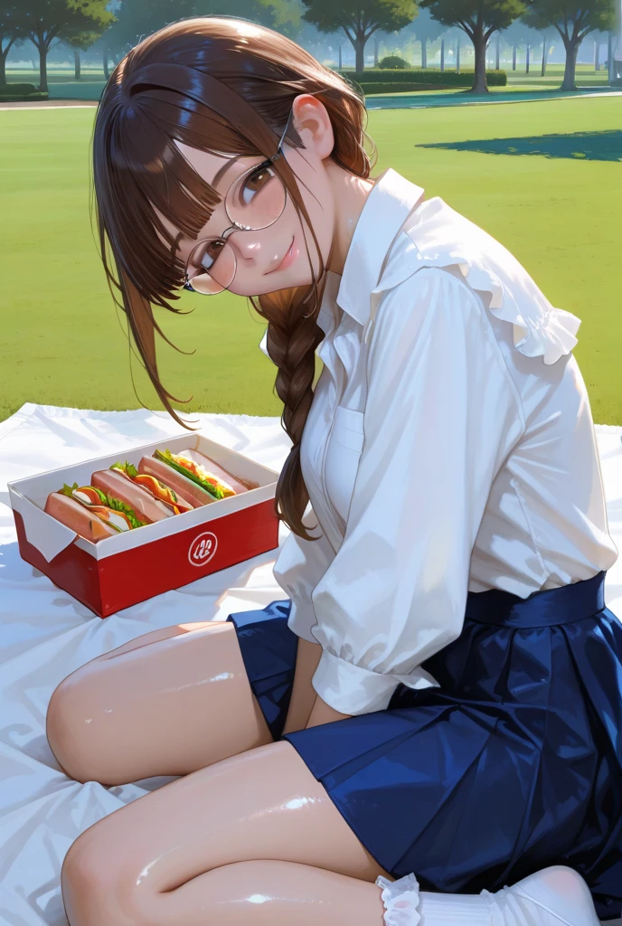 Inside the train、(Ejaculation-only vehicle)、(8K), (Highest quality: 1.2), (Realistic), (Realistic: 1.37), Ultra-high resolution, 1 Girl, cute, smile, Mouth closed, Beautiful details, Beautiful Nose, Wet Hair, Giant Dulcefo, pork,University uniform,A simple blazer,Pleated skirt,Please sit down,Opaque tights,From above,Thighs(8K), (Highest quality: 1.2), (Realistic), (Realistic: 1.37), Ultra-high resolution, 1 Girl, cute, smile, Mouth closed, Beautiful details, Beautiful Nose, Wet Hair, Red lips,Small earrings,Giant Dulcefo, pork, Thighs，Self Snap,University Uniforms,Sit in your seat,Look down,From above,(A simple light brown blazer),(ダークブラウンのPleated skirt),(Dark red bow tie),(The skirt and tie are tartan....:1.3),濡れたThighs,Knee-high tights,(Thighsにクローズアップ1)、((Knee-high tightsに大量‼︎))、She&#39;s a training potty！