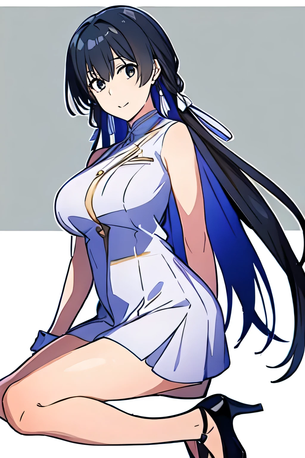 Can you also draw a standing figure with beautiful legs,face is absolutely necessary,I'm holding handcuffs and laughing,face of expression even more delicately,Please draw a woman with a nice smile,,wearing a miniskirt of police uniform,pink of panties,Can you see through her nipples、can you see through her nipples,Please draw it more delicately for beautiful legs,high heels,Please draw it、 can you draw a lovely smiling woman looking at this ,Woman with long black hair,,wearing a miniskirt of police uniform,please express her hands and legs accurately,I am alone,a cop wearing a miniskirt,Can you see through her nipples、Her nipples are wet and see-through,,,Big breasts、 of ,Please draw itやっぱり顔が欲しい,After a white blouse,Navy Blue of Pleated Miniskirt,Please use full color ofCG,