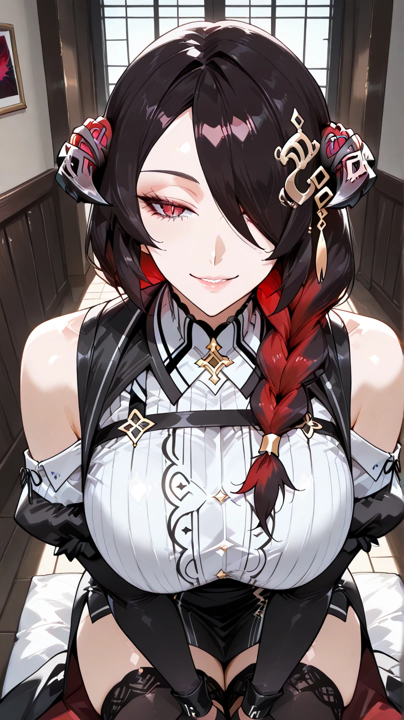 A neko woman with grey hair in a virtual YouTuber style is the centerpiece of this artwork. Her hairstyle features long hair with twintails and bangs, with a section of hair falling between her eyes. She has adorable animal ears, specifically fox ears, which are fluffy. Her piercing red eyes and fox tail add to her captivating appearance.
For the clothing, she wears a white shirt with long sleeves that extend past her wrists. The shirt is adorned with a beautiful red bow, which complements her hair bow. The skirt she wears is a stylish black pleated skirt, adding a touch of elegance to her overall look.
The artwork is of the highest quality, with a "masterpiece" level of detail. It is created with the best quality materials, ensuring a high-resolution, high-quality image. The details are ultra-detailed and realistic, showcasing professional craftsmanship. The lighting in the artwork enhances the overall atmosphere and highlights the intricate details.
The art style chosen for this prompt is a perfect blend of anime and concept artists, capturing the charm and aesthetics of both genres. The colors used in the artwork are vivid and vibrant, creating a visually appealing composition.
In summary, this Stable Diffusion prompt generates a high-quality, ultra-detailed image of a neko woman in a virtual YouTuber style. It focuses on her unique features, clothing, and offers a captivating art style with vivid colors and professional craftsmanship. The prompt is designed to produce an exquisite masterpiece that will delight art enthusiasts and fans of neko characters.