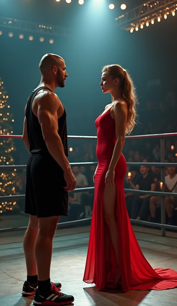 8k full body of erected man, 1girl, 1man, athletic man, (standing:1.2) tan skin, (tan skin:1.5), [tan:man:10,20], (large pectorials:1.2), (short hair:1.4), center, masculine male face, penis man stands in Front of the woman, ((She's sucking his penis)), womans face near man’s penis, blonde female, skirt,corset, (twin Tail hair:1.6), (large breasts:1.3), (squats:1.1) woman squats seductive, squats in front of penis man, watches man, ((back view)), beautiful woman background, highly detailed, people watching the couple in the background, majestic, digital art, art by artgerm and ruan jia and greg rutkowski, (masterpiece, sidelighting, finely detailed beautiful eyes: 1.2)