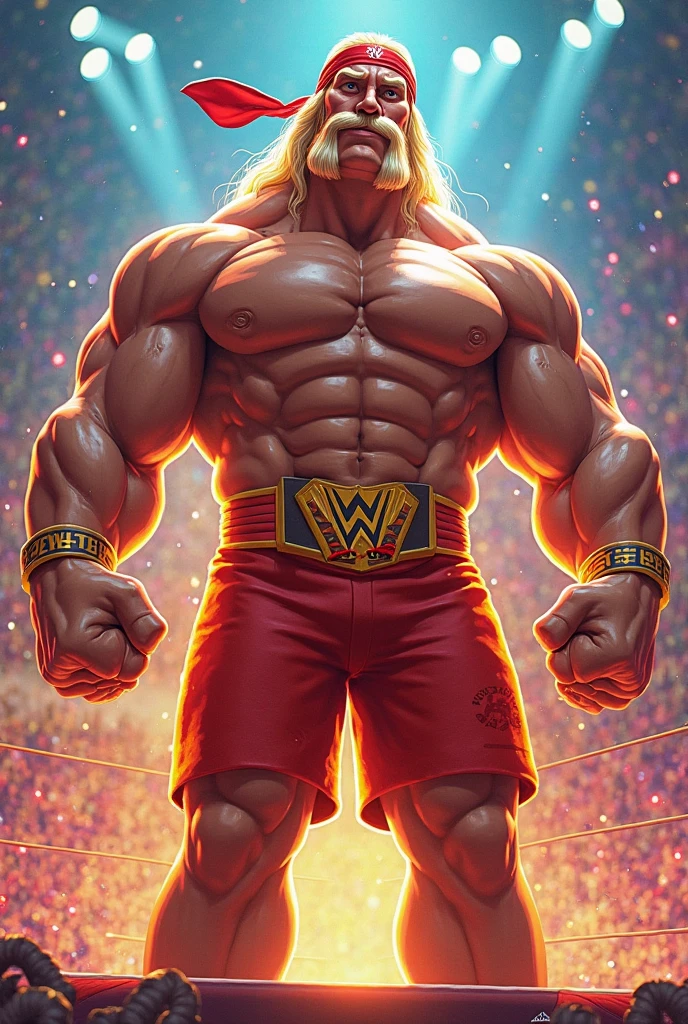 Draw me a picture if hulk hogan and macho man randy savage had a baby