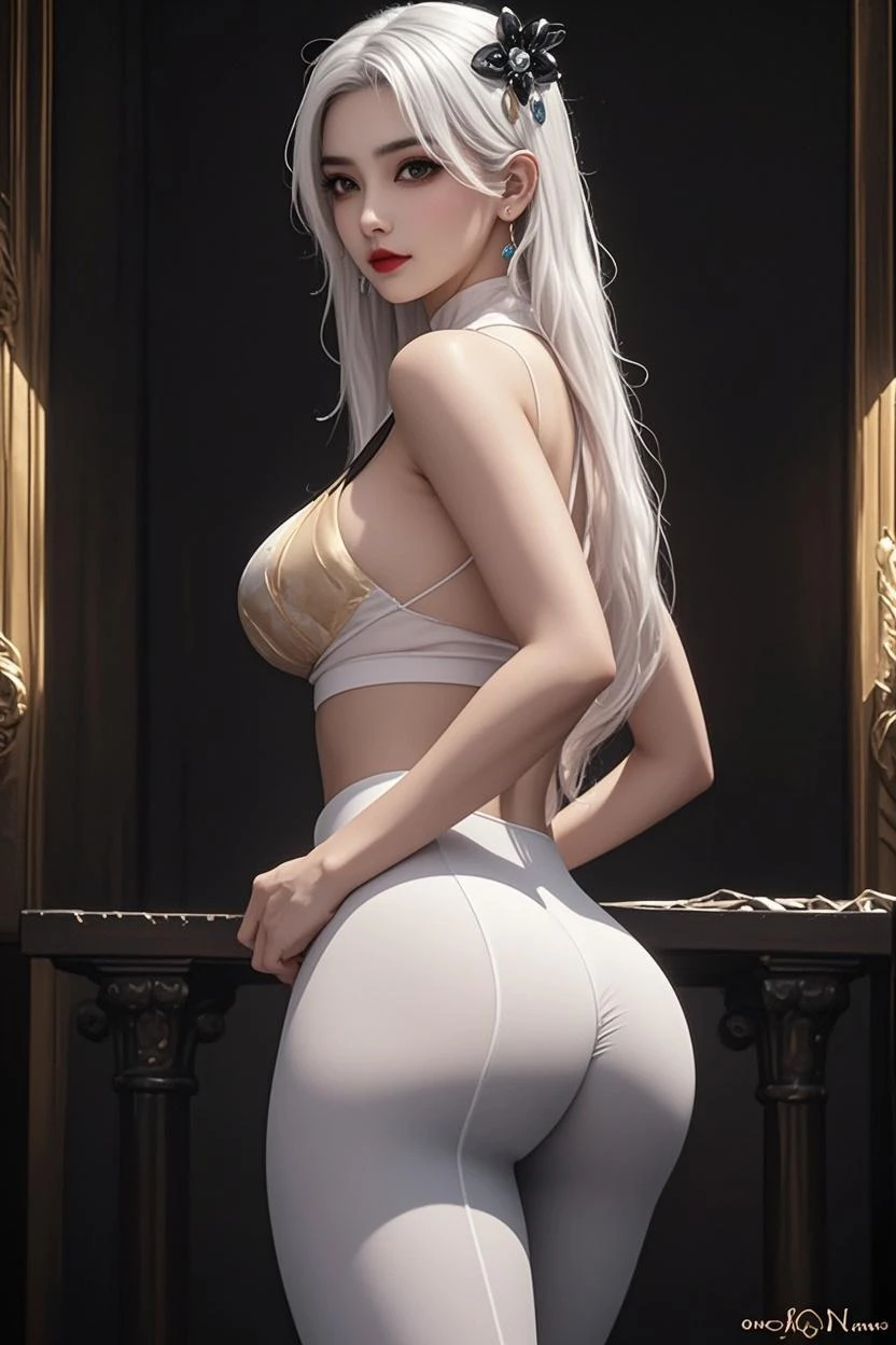 (masterpiece:1.4), (artwork:1.2), (Soft and simple colors:1.2), (Big :1.1), (Pus33), (One girl:1:1), (long white hair with bangs,), (Portraiture:1:1), Female organ), Anal:1:2Beauty:1.3), , (Sexual scena:1)