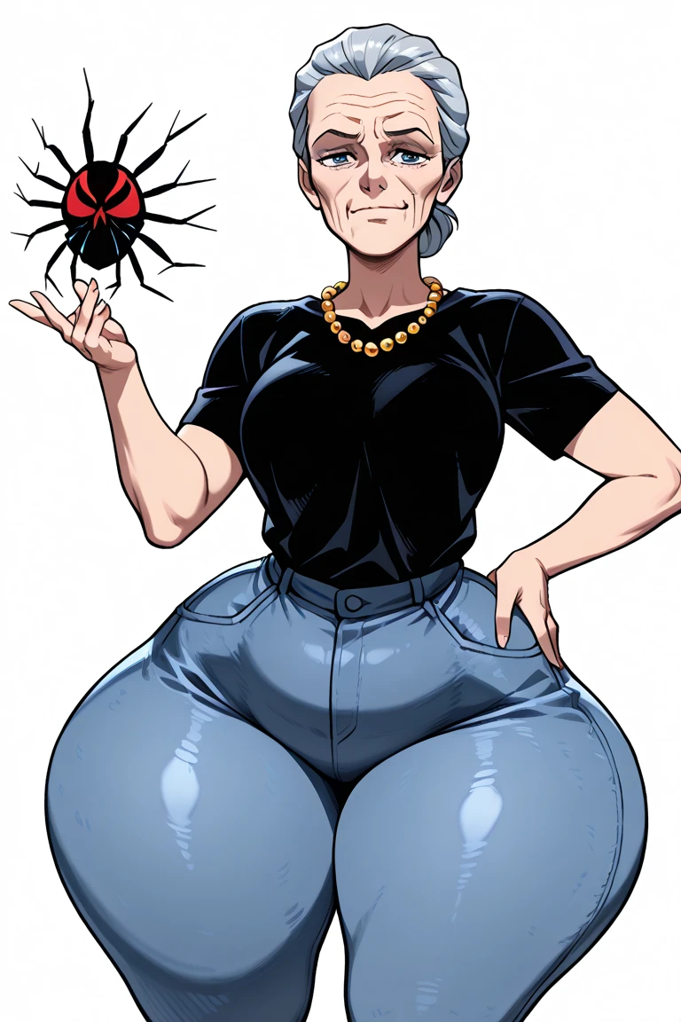 Android 21 from dragonball, black sclera, pink skin, tube top, bracelet, pencil skirt, white hair, suit shirt, suit jacket, black tie, curvy, black pantyhose, suit shirt, knee long skirt , alone, big ass, big thighs, black sneakers, sitting on bench, legs crossed, evil eyes, red buttoned shirt, rolled up sleeves, front facing, relaxed, smile, pregnant, one hand on belly, phone in hand,