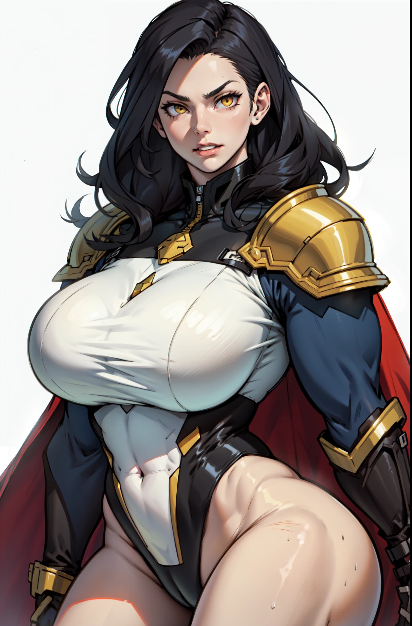 huge muscle woman on holiday christmass big hands underwear angry