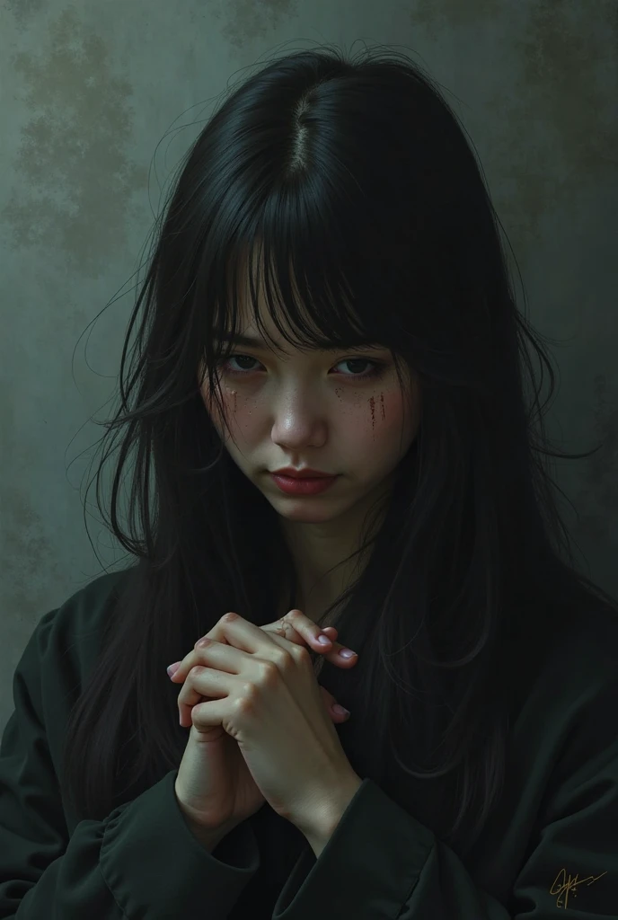 3 girls, ( Best quality, A high resolution, Masterpiece ), ultra detailed,A sense of humor, style, white bloody dress, split, suffering girl, Crying, Japanese, influence , limbo, darkness, abuse, pure sadness, deep emotions, Red Bloods, Male Touch, Ghostly Atmosphere, Terrifying beauty, emotional torment, Nightmare Fuel, Bright colors, Cursed fate, terrible illustration, emotional roller coaster, despair, неописуемая pain, A sense of humor, unbearable grief, A sense of humor-filled eyes,exciting details,сильный fear,Broken Innocence,Breathtaking beauty,heartbreaking scene in the manga,unforgettable tragedy,wounded soul,evil torment,Disturbing Images,Macabre, piece of art,face of an upset girl,Yearning,manga Masterpiece,Japanese A sense of humor aesthetics, Black and white, conversation in Portuguese, 5 pages. (best quality,4k,8k,highres,masterpiece:1.2),ultra-detailed,(realistic,photorealistic,photo-realistic:1.37),NFT,DEAD,One,emptiness,pain,Oneочество,chaos,fear,despair,portrait,desolated,abstract,oil painting,evocative colors,contrast,darkness,despair,expressionistic lighting,lonely figure,chaotic composition,distorted features,haunting eyes,emotional tension,dynamic brushstrokes,texture,injury, loss,entrails,contrast of light and shadow,empty void,infinite possibilities, Heaven and Hell