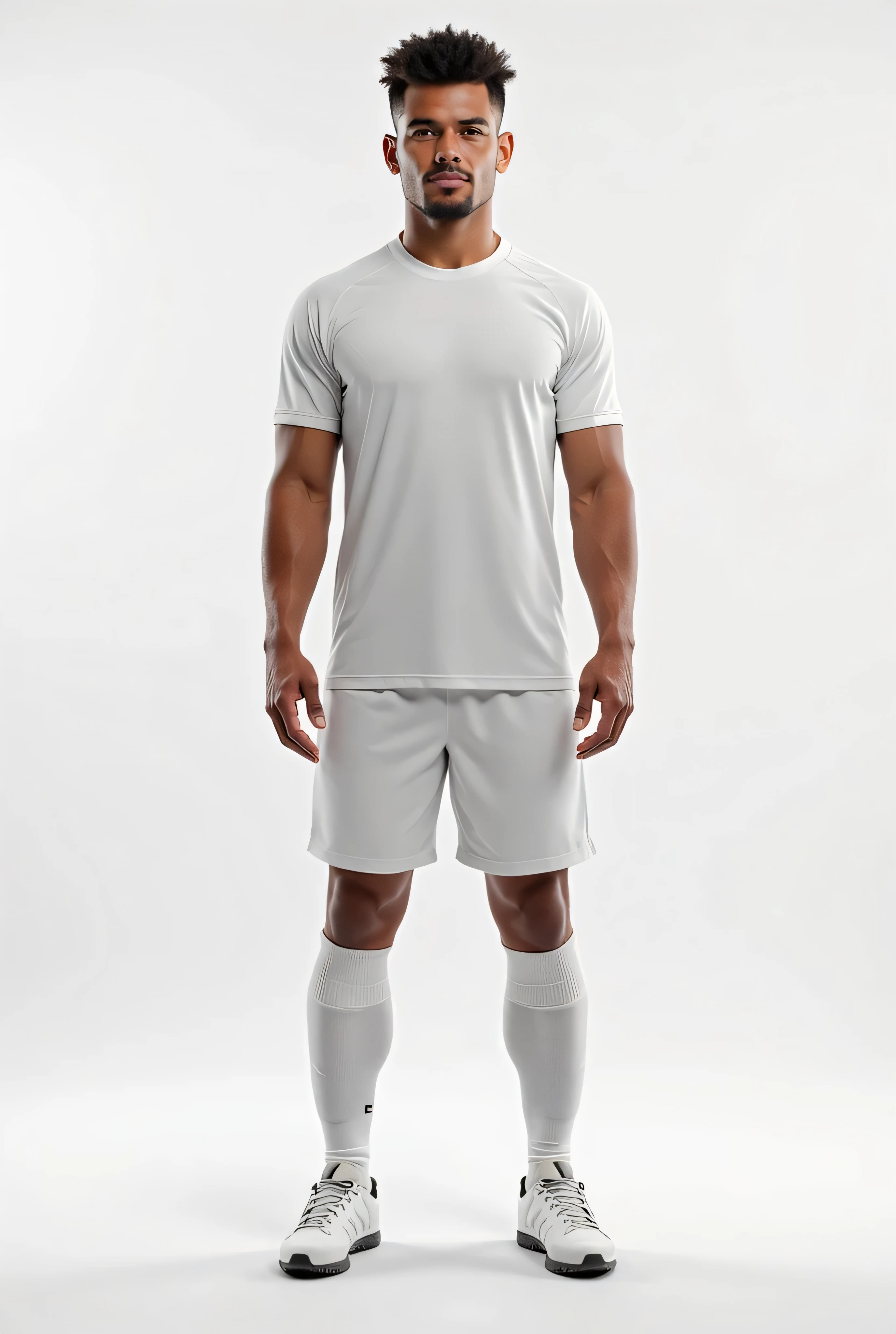 High school boy, soccer player, skinny, six-pack, Thai, high resolution, soccer socks, soccer shoes, wearing white underwear