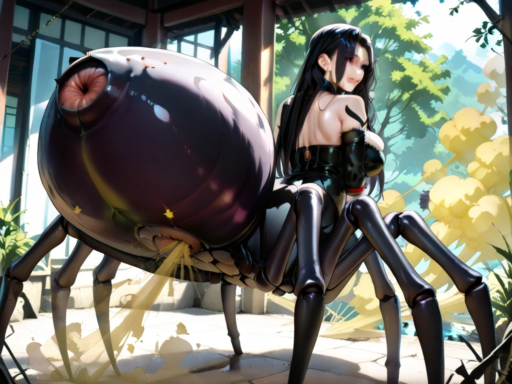 tifa lockhart trapped in Spider web, tifa lockhart is gagged by Spider web, tifa lockhart is nude, tifa lockhart has huge tits, tifa lockhart with a huge ass, sex from behind