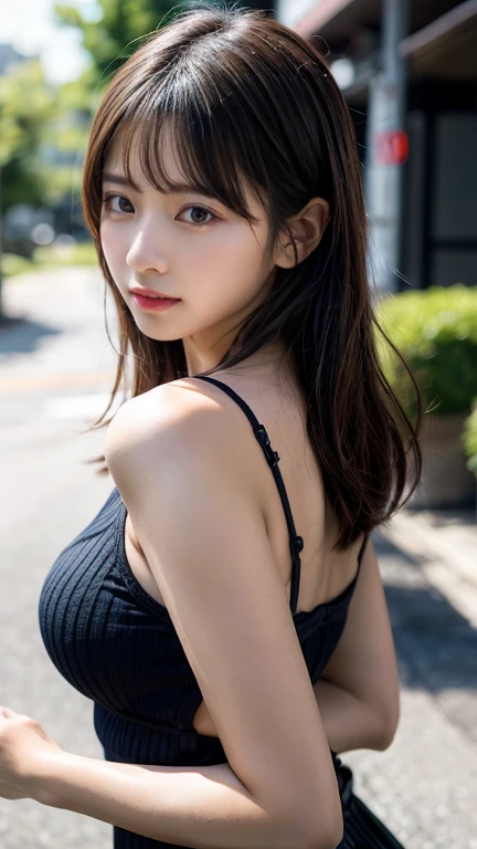 最high quality, masterpiece, 1 girl, ~14Beautiful Face, Realistic, Soft lighting, high quality, Volumetric lighting, photograph, High resolution, 4K,Bokeh,Student Uniform,sexy,back