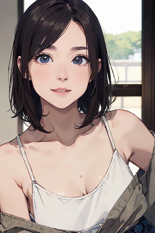 (((masterpiece, best quality, ultra highres, 1 girl, solo, no background))), super detailed skin and face and eyes and finger, beautiful japanese woman, small breasts:1.5, skinny, light brown hair, white background, very short pixie hair, cowboy shot, Generate with illustrations, Various expressions, Various poses, The background should be simple, with the character positioned centrally, outline, anime, 2d, boyish, thong, expressionless, relax, lie down and rest,