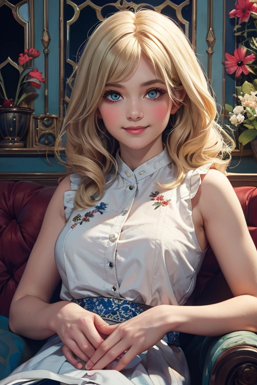 Realistic photo of a beautiful v1rg1n14m woman,1girl, solo, long hair, breasts, blue eyes, blonde hair, cleavage, medium breasts, upper body, lips, eyelashes, window, curly hair, head rest, realistic, soft lighting, professional Photography, Photorealistic, detailed, RAW, analog, sharp focus, 8k, HD, DSLR, high quality, Fujifilm XT3, film grain, award winning, masterpiece<lora:v1rg1n14m:1.0>