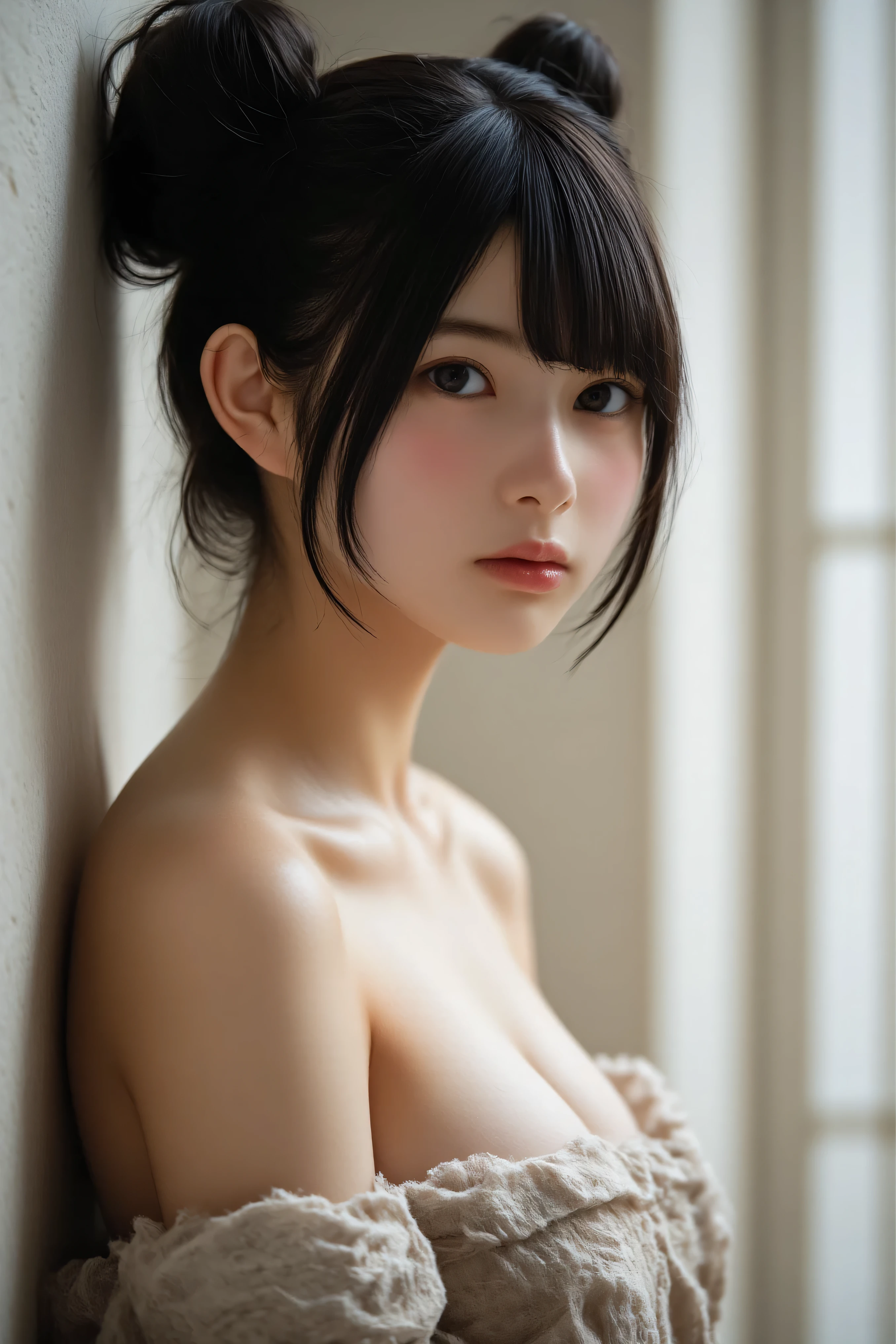 (Browsing Caution:1,4),Mix 4, (8k, RAWphotograph, Highest quality, Tabletop: 1.45), (Realistic, Realistic: 1.37),illumination, night, プロのillumination, photographn mapping, Radio City, Physically Based Rendering, Gradient Brunette, 高品質のphotograph, High resolution, 1080P, (Detailed facial depiction), (Detailed description of the hand), (Delicate CG), Extreme light and shadow, Rich details, (Detailed facial features), (Highest quality), Look in front of you, Highly detailed face, Highly detailed lips,  超High resolution, (Faithfulness: 1.4), photograph, 1 girl, [(sad)],  , Thin limbs, movie, Cool pose, I Cup, Highest qualityな完璧なボディ, photographのような, (1 girl: 1.3), Perfect balance, (Huge, Perfect breasts, Areola),(Realistic, Photorealistic:1.37),One Girl, Cowboy Shot,Professional Lighting, Photon Mapping, Radio City, RAWphotograph、(Photorealistic:1.4)、Octane Rendering、Complex 3D rendering with ultra-detail, Studio Soft Light, Rim Light, Vivid details, Super Detail, Realistic skin texture, Detailed aspect, Beautiful details in the eyes, Highly detailed CG Unity 16k wallpaper, compensate, (Detailed Background:1.2),Highest quality, 超A high resolution, Tabletop, One Girl, One girl,alone, Upper Body,View Viewer, White Background, Bobcut, short hair, Multicolored Hair, compensate , Lips parted, Black Lips, eyeliner, Gothic, Goth Girl,((全身全naked)),(((nsfw))),((naked)),((Pixie Cut:1.2)),((Black hair color:1.2))