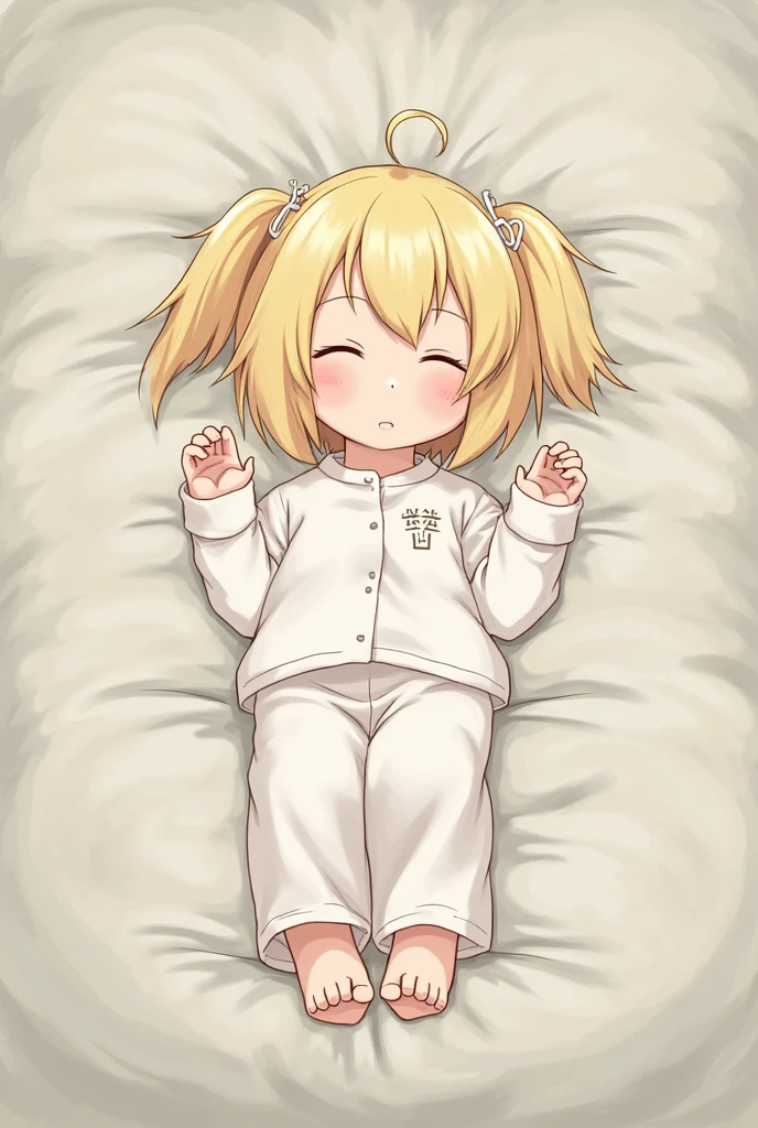 (8K, Raw photography, Best Quality, masutepiece: 1.2), high-definition RAW color photography, Professional Photography, Cinematic Light, (((1 baby girl))), (cute little), ((a blond, short-cut)), (((baby))), Punipuni's body, (((white  shirt)), Soft body, Cute baby, Hands clasped, (a smile: 1.9), (Opens mouth and laughs: 1.2), Crisp open eyes, (((crib, Are sleeping:1.9, white sheets))), Camera work from above, Background bokeh, illustratio, ultra-detailliert, hightquality, realisitic, vivd colour, epic lighting, Highly detailed, Photography, masutepiece, hightqualityな, hight resolution, film grains, Professional Lighting, Cute baby,