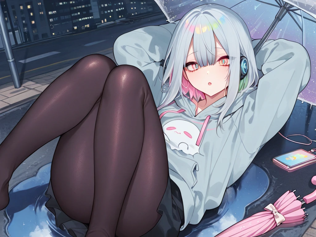 (8K, Highest Quality, Masterpiece:1.3)), Ultra HD, (1 girl, Solo), (Color changing eyes, Ultra detailed, Expressive glow, Sparkling eyes), Very detailed eyes, Very detailed face, Random hair, (Silver grey color), Exposure, Cheating, Seduction, Spread legs, Female teacher, (Cute underwear:1.3), (Blushing:1.3), Breath, White skin, Seduction, Car seat, Angle from below, Anal, Night view