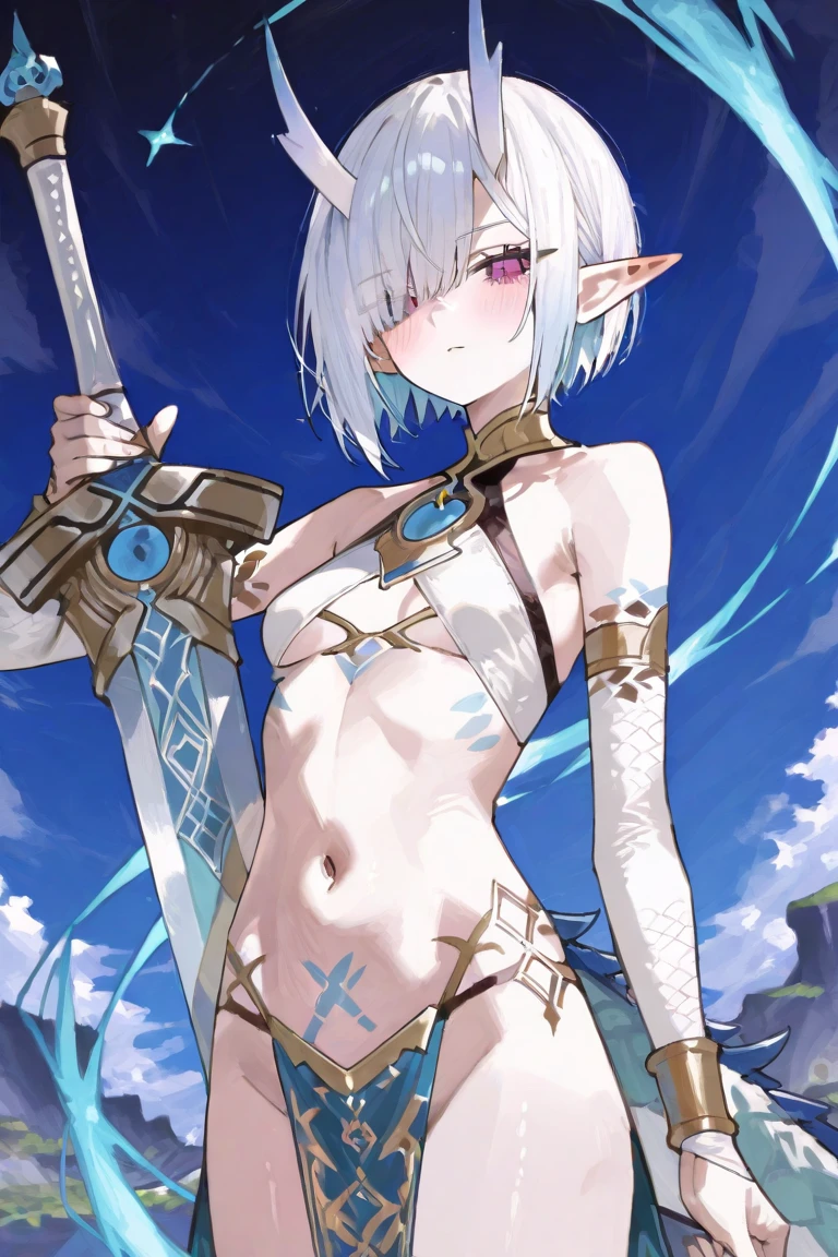 open stance, (completely nude:1.3), bare arms, penis, full body, solo, standing, femboy, young, medium hair,(simple background:1.3)