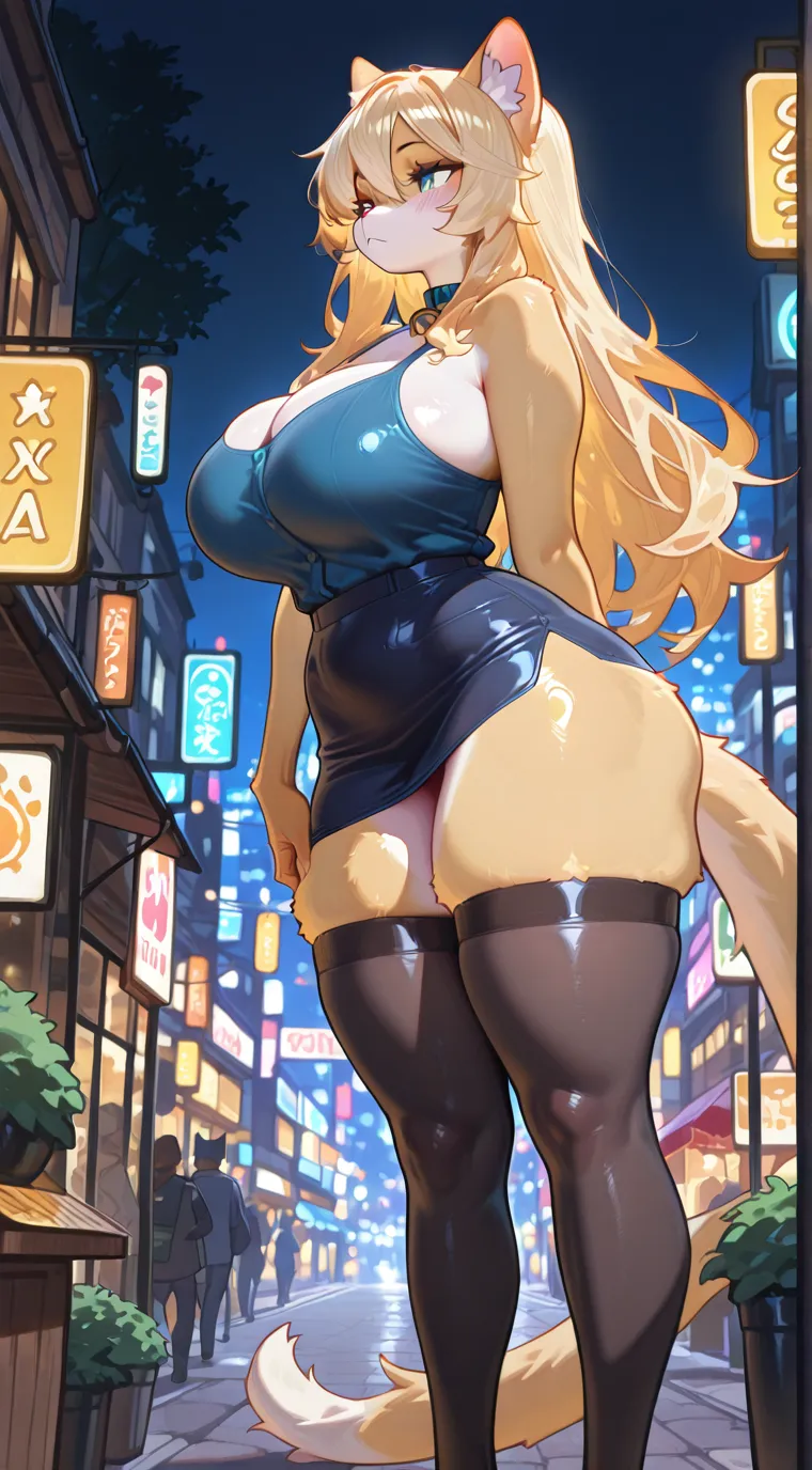 1girl, (((bimbo))),hoop earrings, puffy lips, painted lips, thick lips.
blonde hair, short twintails, wide hips, thick thighs, bursting breasts Nightlife, Night city, Cyberpunk city, futuristic cityscape. Neon lights, (skyscraper:1.1), Tokyo tower, palm tree, cloth sign, ramen stall, night club. bright city lights, exotic car. alcohol, bar, ramen, soup stall ,alcohol bottles,