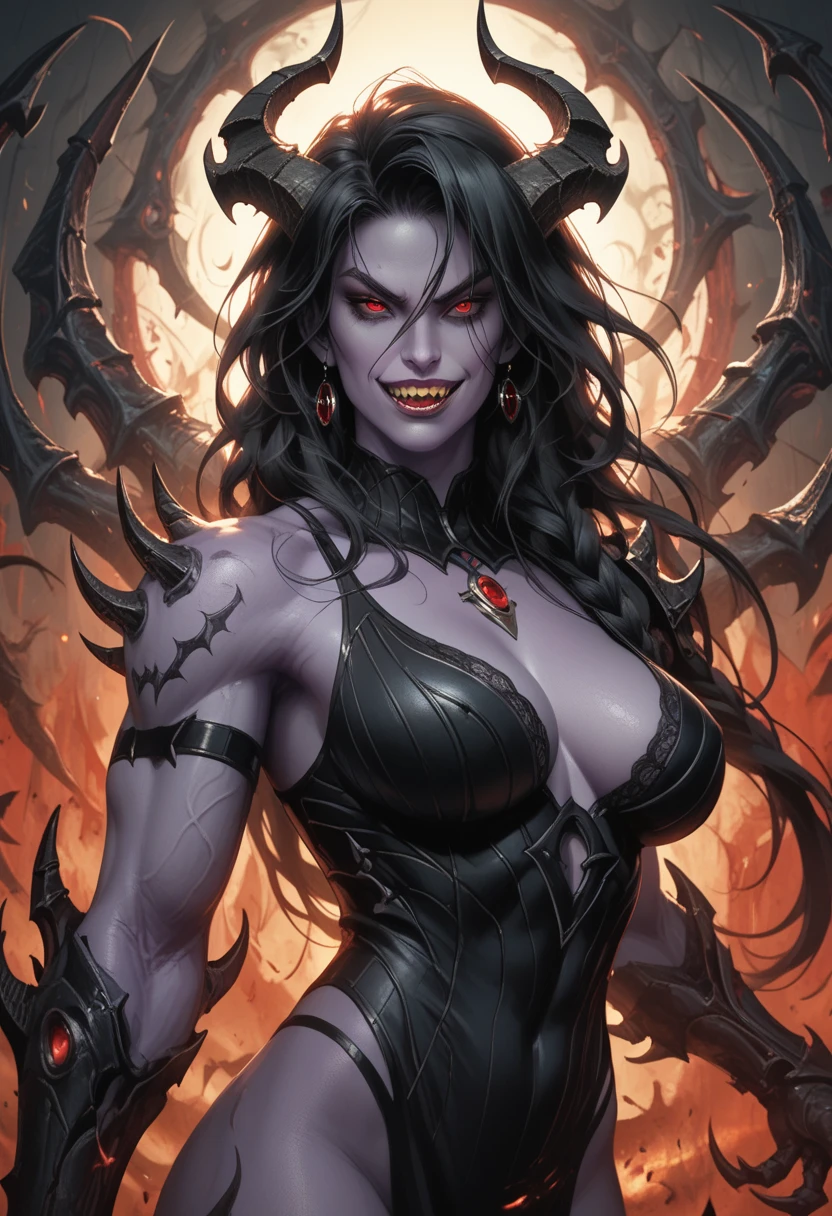 ((Full body photoshoot)), from below, buxom demoness, full body portrait, posing for onlyfans, curvy succubus, day of the dead facepaint and bodypaint, scary detailed art in color, rage, sultry, amused expression, busty, curvy hips, sexy, alluring, erotic posing with open legs, ripped, torn lowleg panties, highly detailed fantasy art, beautiful fantasy art portrait, intricate detailed digital art, highly detailed digital painting, digital art fantasy art, mark brooks detailed, detailed fantasy digital art, amazing detail digital art, close-up portrait demoness skull, by Todd Lockwood, liquid metal girl