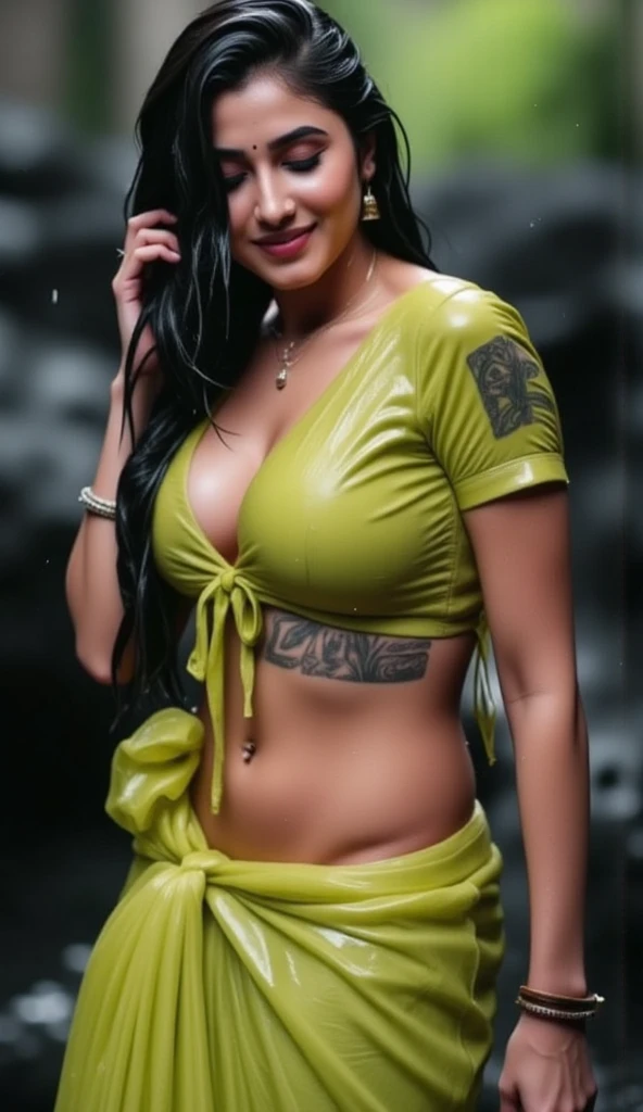 (masterpiece), (best quality), (solo, 1girl), (photorealistic1.4), (epiCRealLife), (large breasts), (Cleavage), (Young woman), (photorealistic), GAME_laura_matsuda_aiwaifu-10 costume), (red lipstick), (Rihanna1 ), (Rihanna1 eyes), (green bikini ), (GAME_laura_matsuda_aiwaifu-10 green pants), (wavy hair), (GAME_laura_matsuda_aiwaifu-10 hairstyle), (Laura Mastuda hairstyle), (LauraMatsuda bikini) (front-tie top bikini), (navel), (bracelet), (midriff) (jewelry) (wristband(, (GAME_laura_matsuda_aiwaifu-10 front-tie_bikini), , (bangle), (abs), ,(bare shoulders), (look at viewers), (night time), (at night), (flash photography), (flash photo), (sitting on bench), (from side), (on a city roof top), (beach view), (pose for pictures)