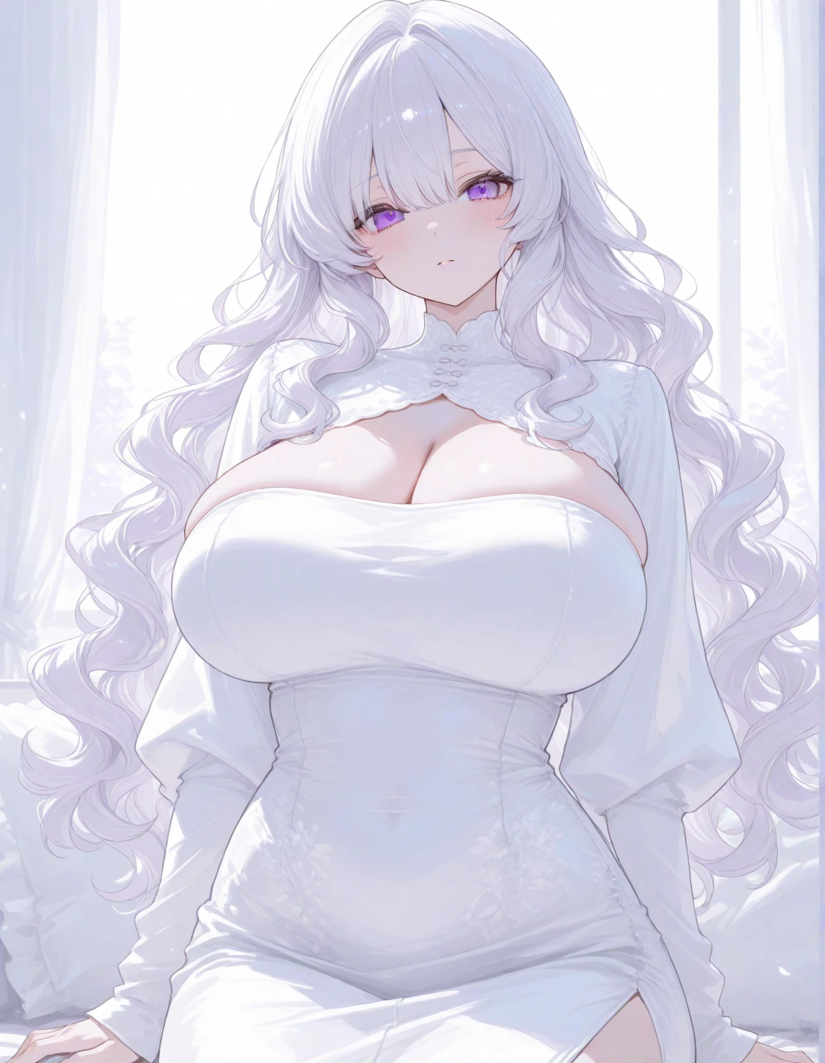 Ultra-high resolution, 8k,high quality,(Ultra-short stature,Gargari body,cowboy shot , ((no hat:1.3))),Slender,Cute hairstyle,(from top),(iridescent light,soft shadow,Anime Painting,thin line drawing),((((super enormous cartoon-like tits,one piece、Girl、)))),