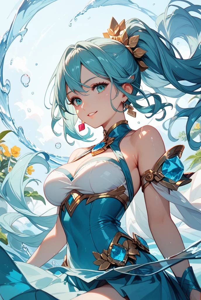 Nami wallpaper in elegant dress in gear 5